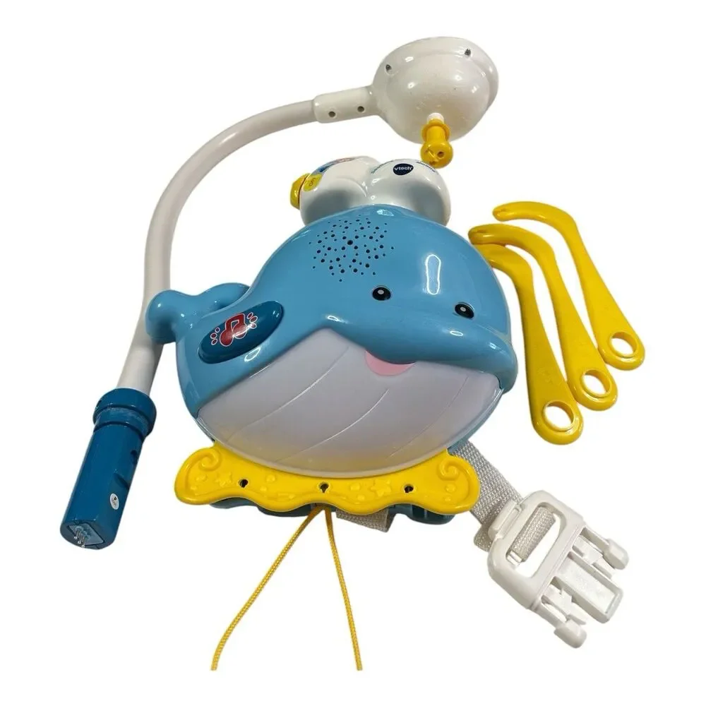 Vtech Soothing Ocean Slumbers Mobile Crib Toy Infant Nursery Missing One Animal